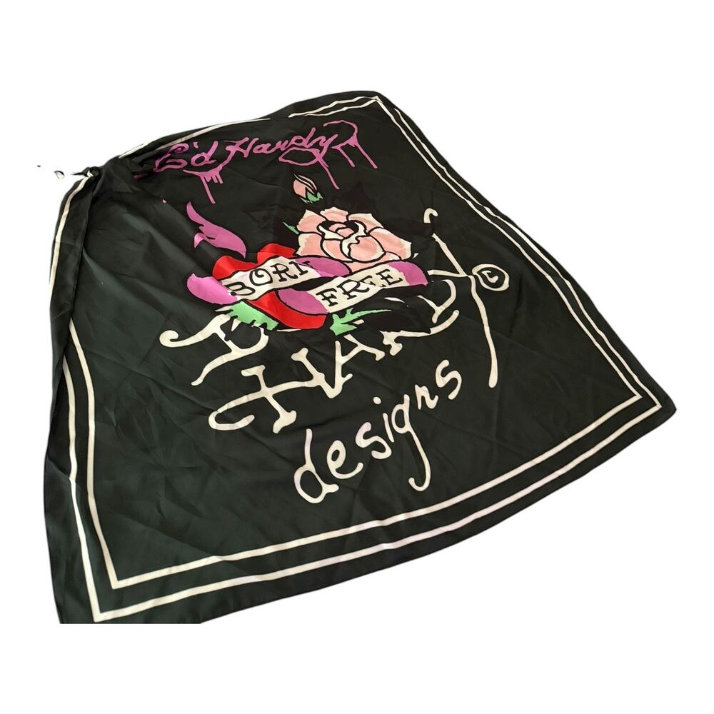 Ed Hardy 4 way to wear scarf, Born Free 42”x42” New